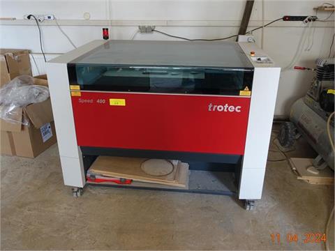 Lasergravurmaschine TROTEC Typ Speedy 400, SN: S4-3011 (BJ 2019) mit Mini-PC LENOVO